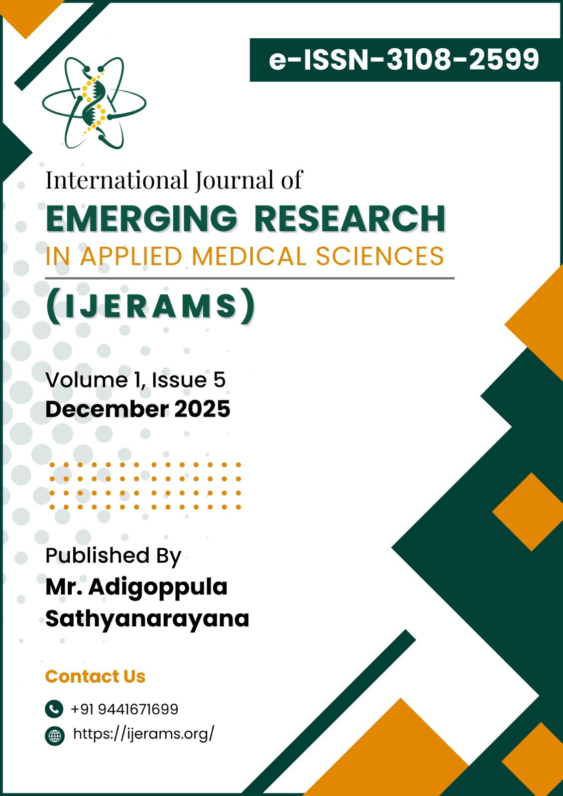 					View IJERAMS: Vol 1, Issue 5, December 2025
				